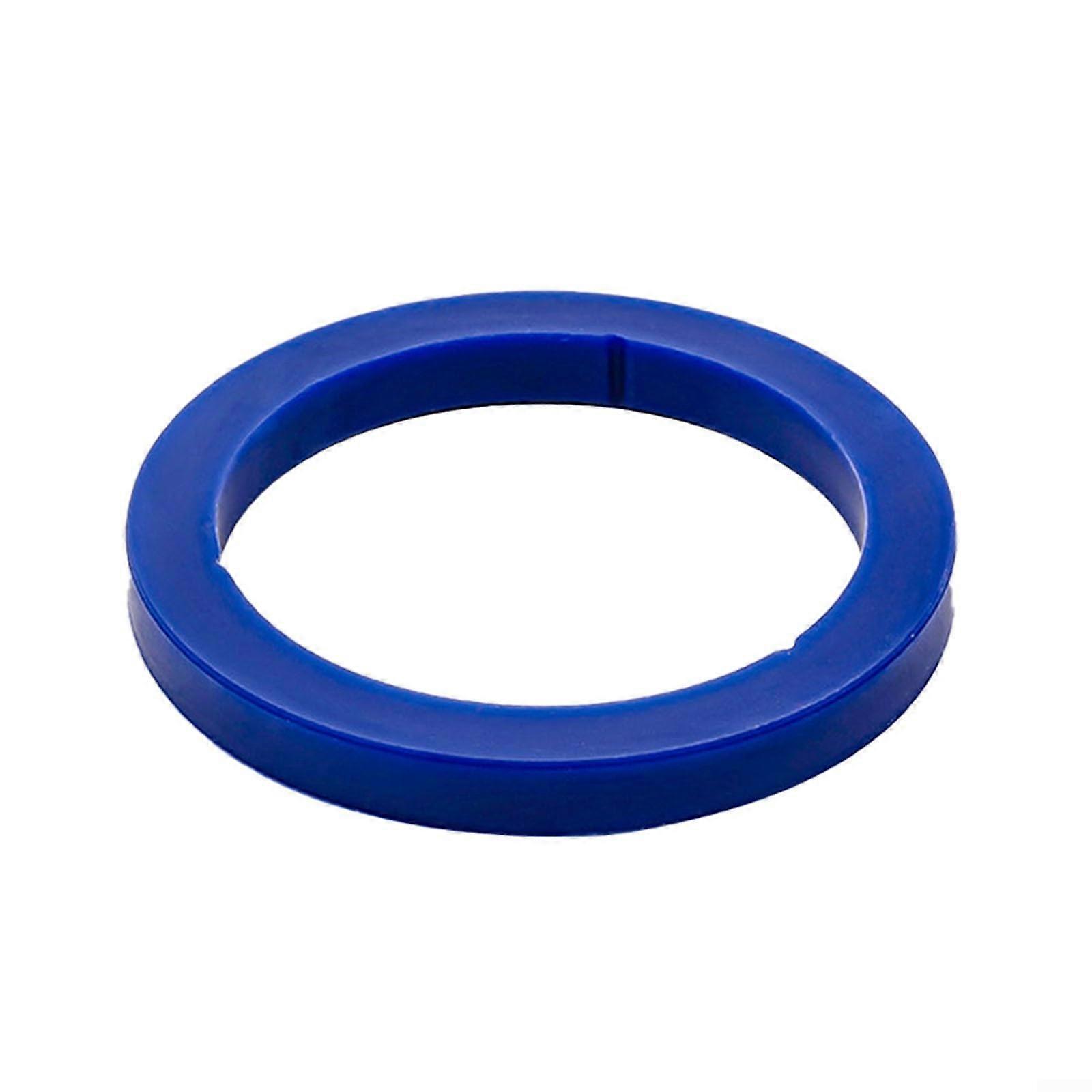 E61 silicone group head gasket, 9 mm, for espresso coffee machine, blue, 72 mm outer diameter, 58 mm ID, replacement part, easy to install and clean.