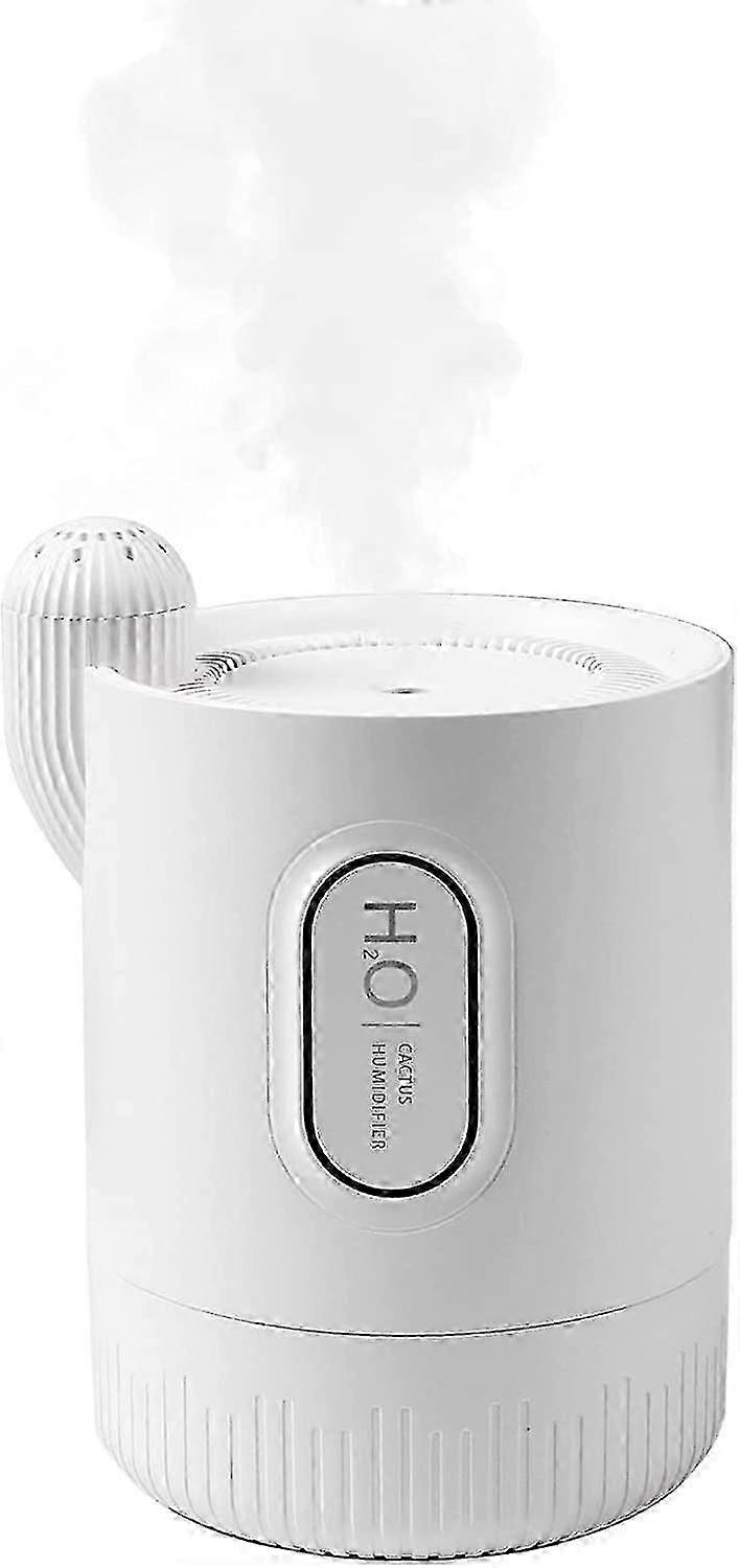 Mini umidificatore portatile a nebbia fredda, umidificatori per piante da 330 ml con luce notturna colorata (verde)