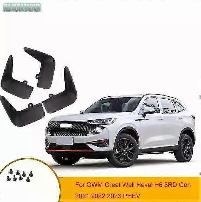 Mudguards Mud Flap Flaps Splash Guards Fender Protector Cover Fit For GWM Great Wall Haval H6 3RD Gen 2021 2022 2023 Car Accessories