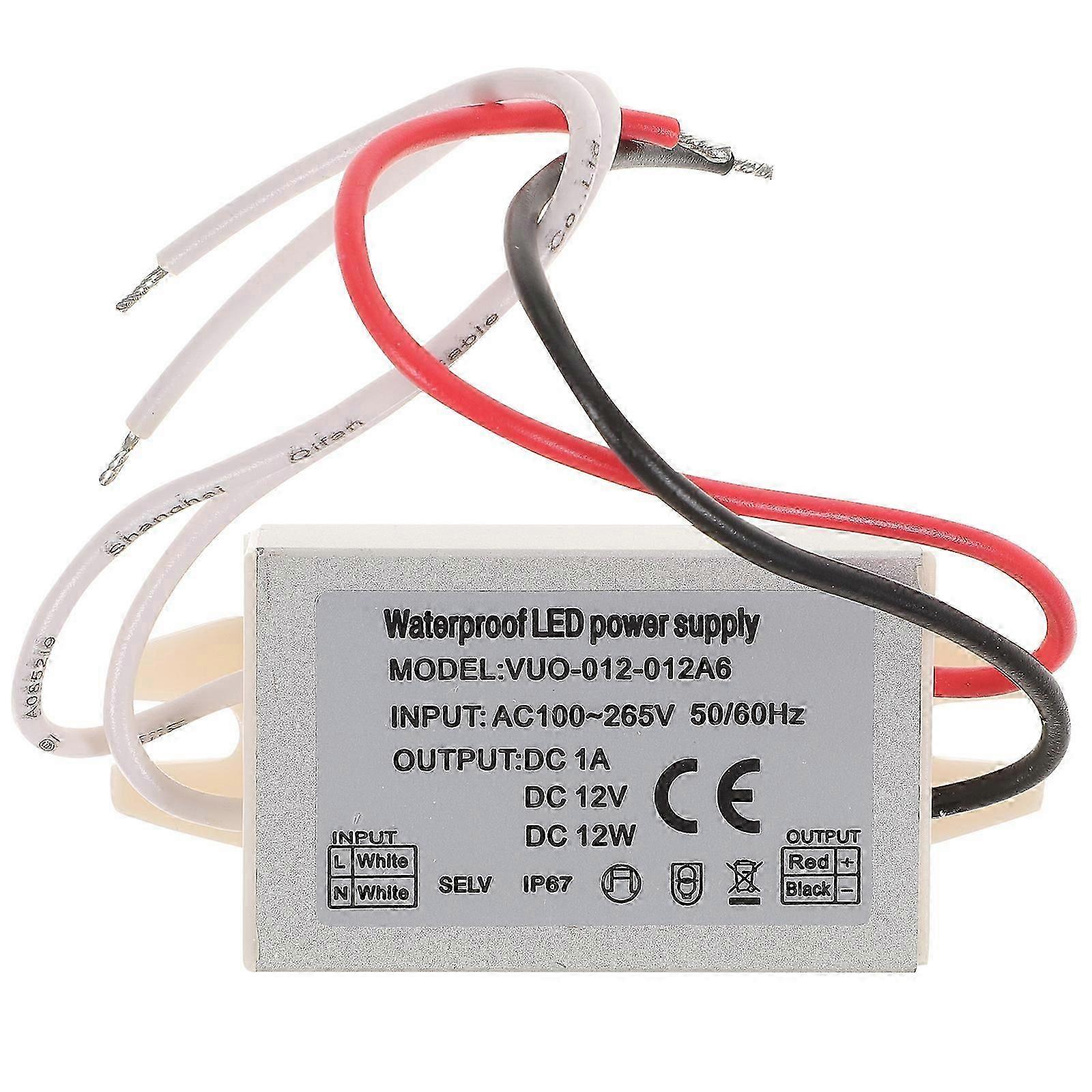 Led Driver 12w Led Light Adapter 100v-265v Dc Converter Led Driver Power Supply