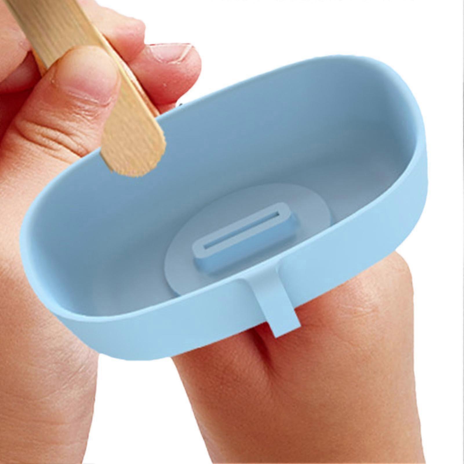 Drip popsicle holders, no drip, no drip, no drip, on the stick, catches drips before they fall, to absorb melted frozen treats, blue.