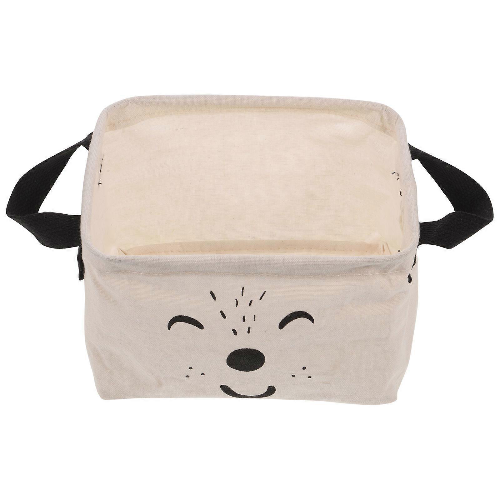 Lint Flannelette Storage Box Office Cartoon Shape 28*28cm Practical 1Pack