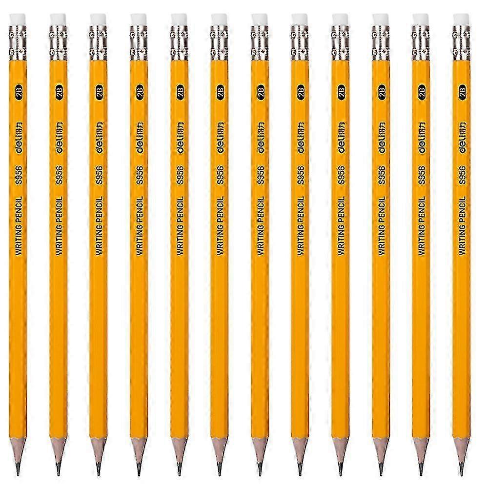 12-Pencil Box Set with Included Pencil Sharpener