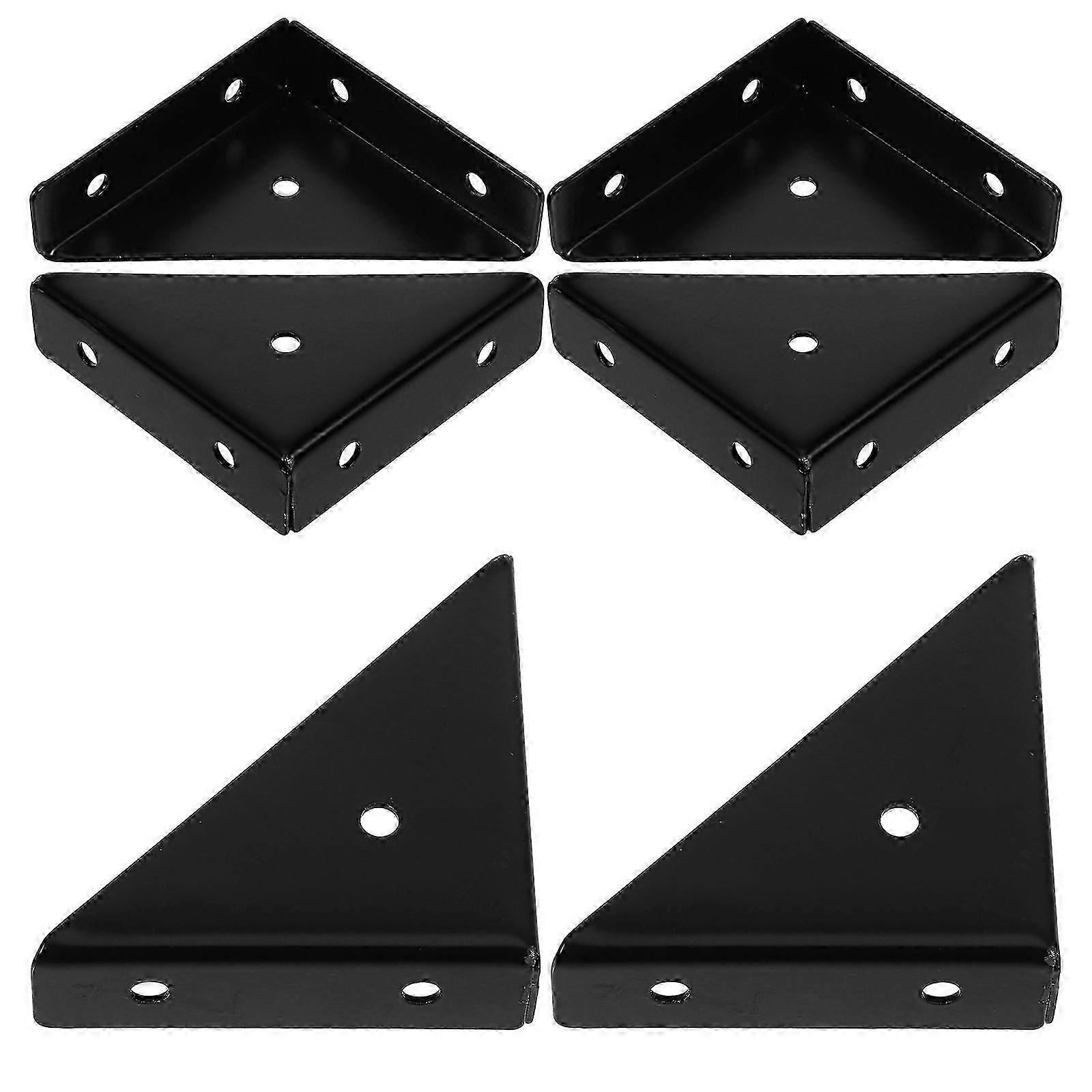 6pcs Corner Braces Triangle Corner Brackets Bed Table Corner Connectors Furniture Corner Braces