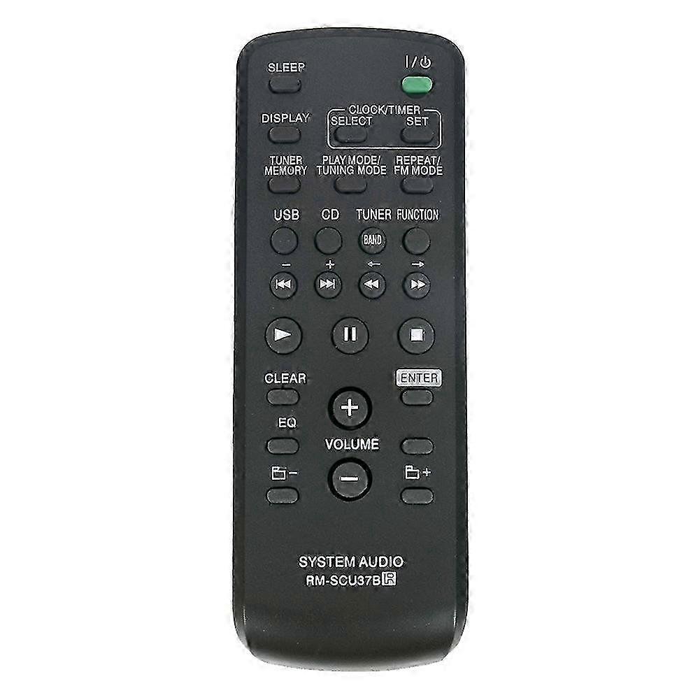 Replace Remote RM-SCU37B for Sony Mini HI-FI Component System LBT-SH2000 SS-SH2000 CMT-BX3 CMT-BX30R