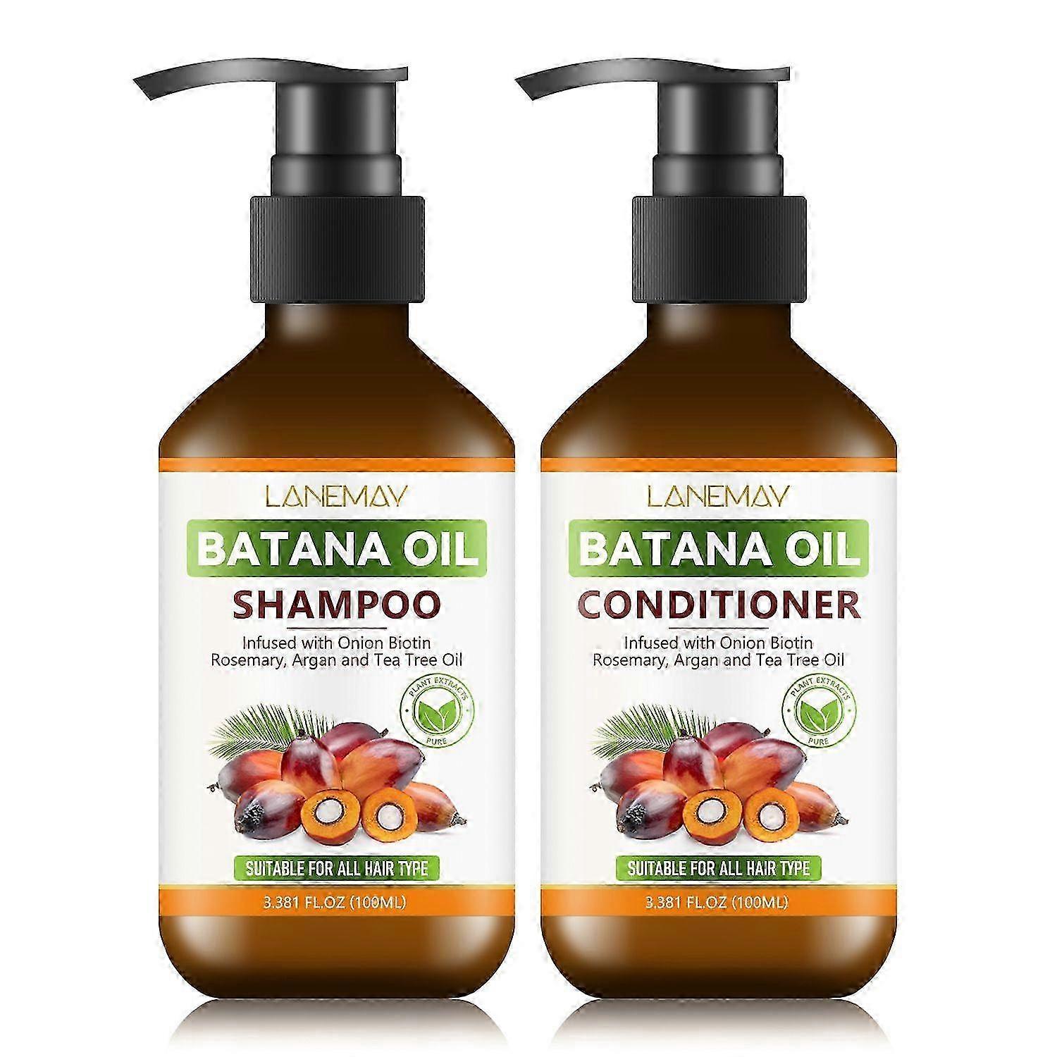 Le shampooing et l’après-shampooing à l’huile Batana pour la croissance des cheveux, l’anti-amincissement et l’hydratation en profondeur nettoient et aident à renforcer les cheveux faibles et cassants pour les femmes