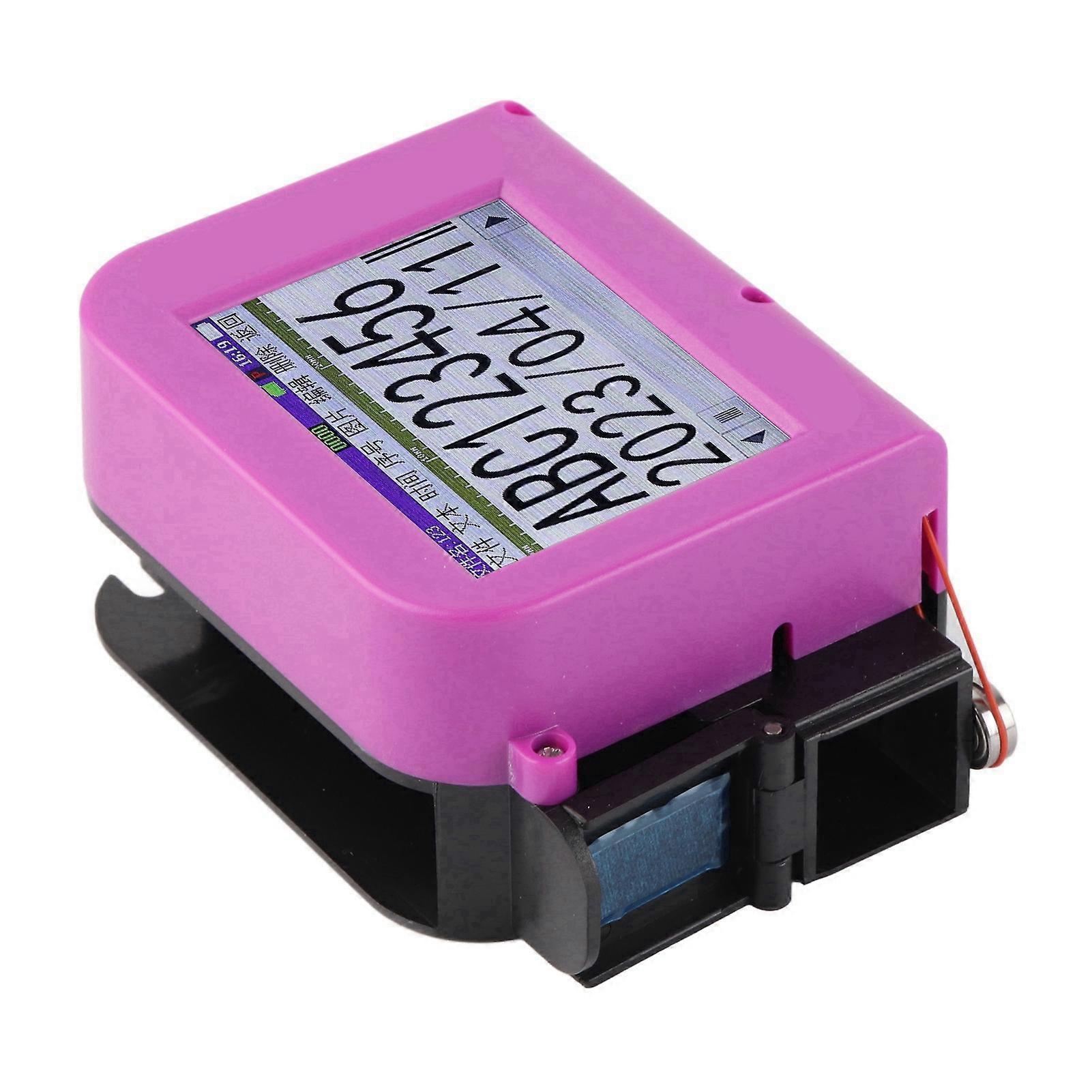 Handheld Inkjet Printer Portable LED Touch Screen Inkjet Coder for Logo Date Label No Cartridge