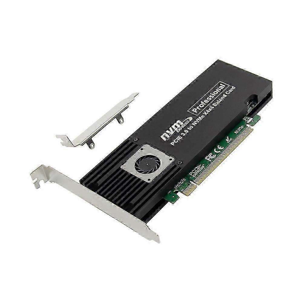 Pcie X16 Asm2824 To 4 Port M.2 Nvme Ssd Adapter Expansion Card