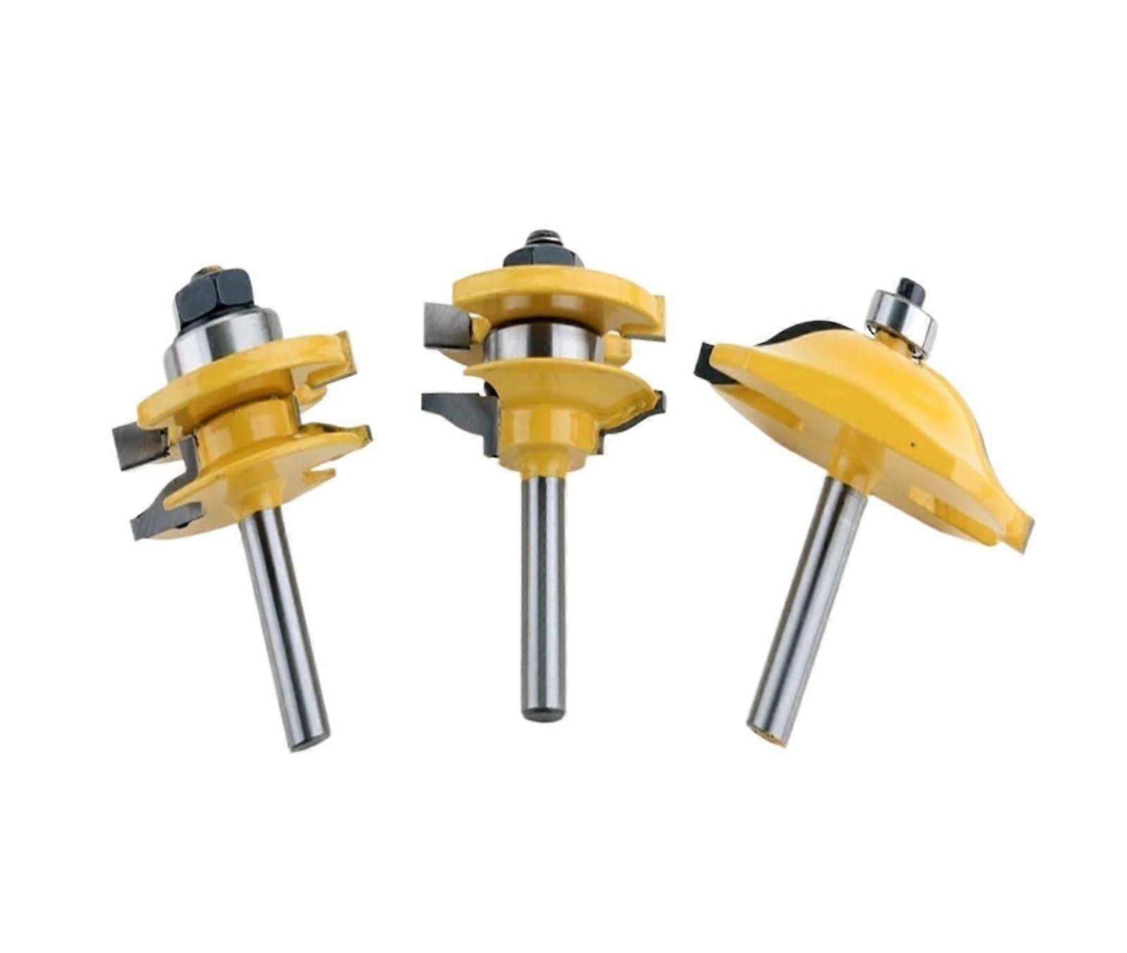 3 pieces 8mm shank raised panel cabinet door router bit woodworking cutter woodworking router bits