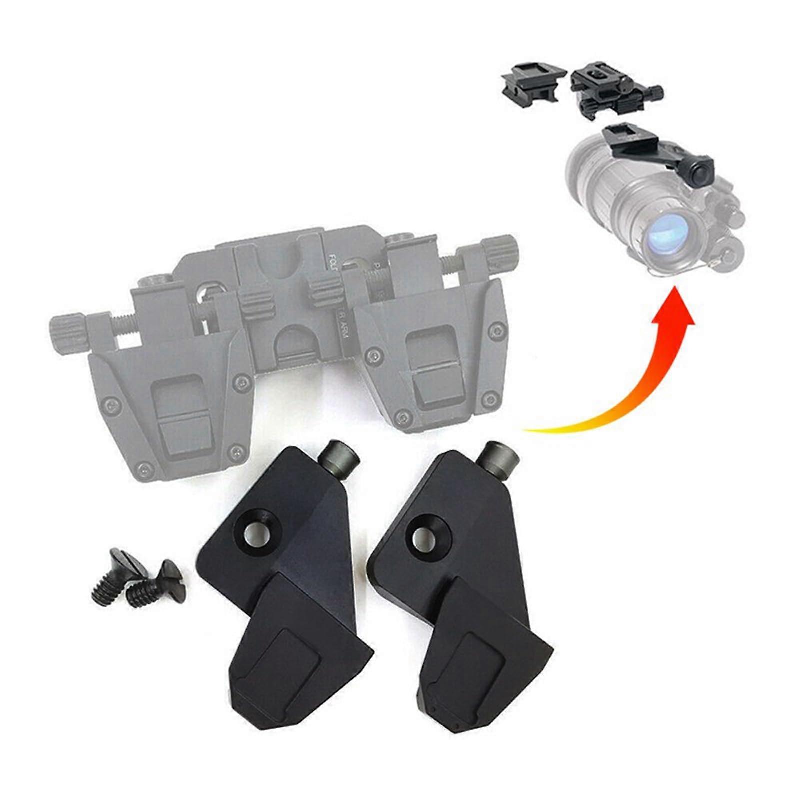 2pcs NVG Dovetail JArm Mount for ON/PVS14 Binoculars Bridge, Compatible with Fold Binoculars Bridge or FliptoSide Night SEH System