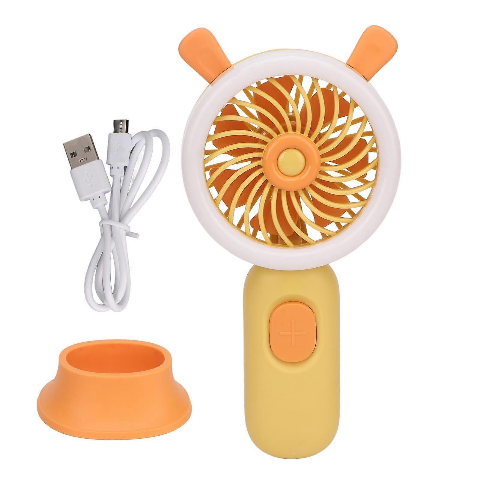 2025 Latest Model  Handheld Fan USB Rechargeable Three Levels Adjustable