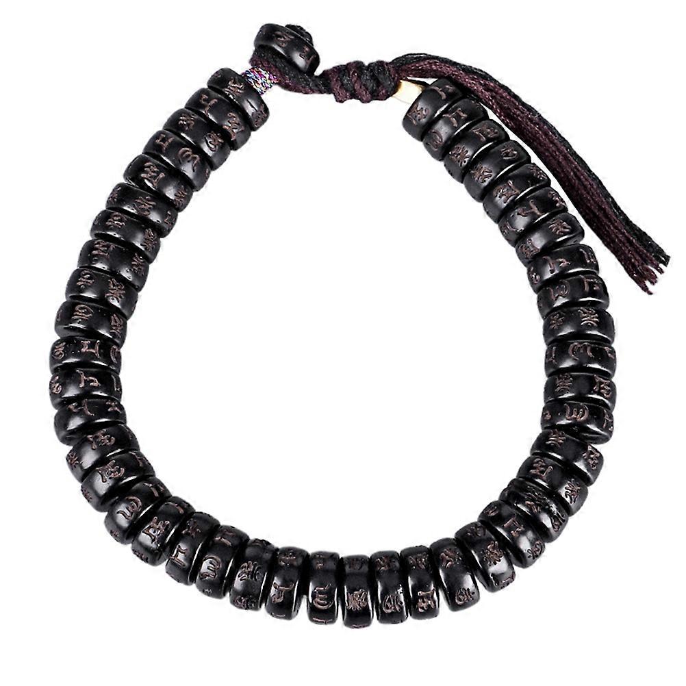 Adjustable Perimeter Bracelet Comfortable to Wear Black String 1Pc