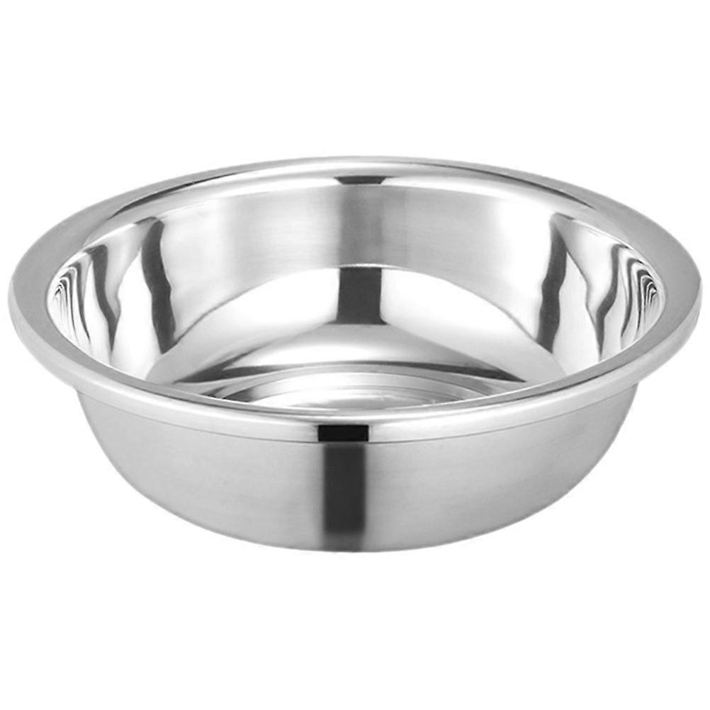 Stainless Steel Basin Kitchen Vegetable Washing Basin Multi-use Large Basin Fruit Storage Basin