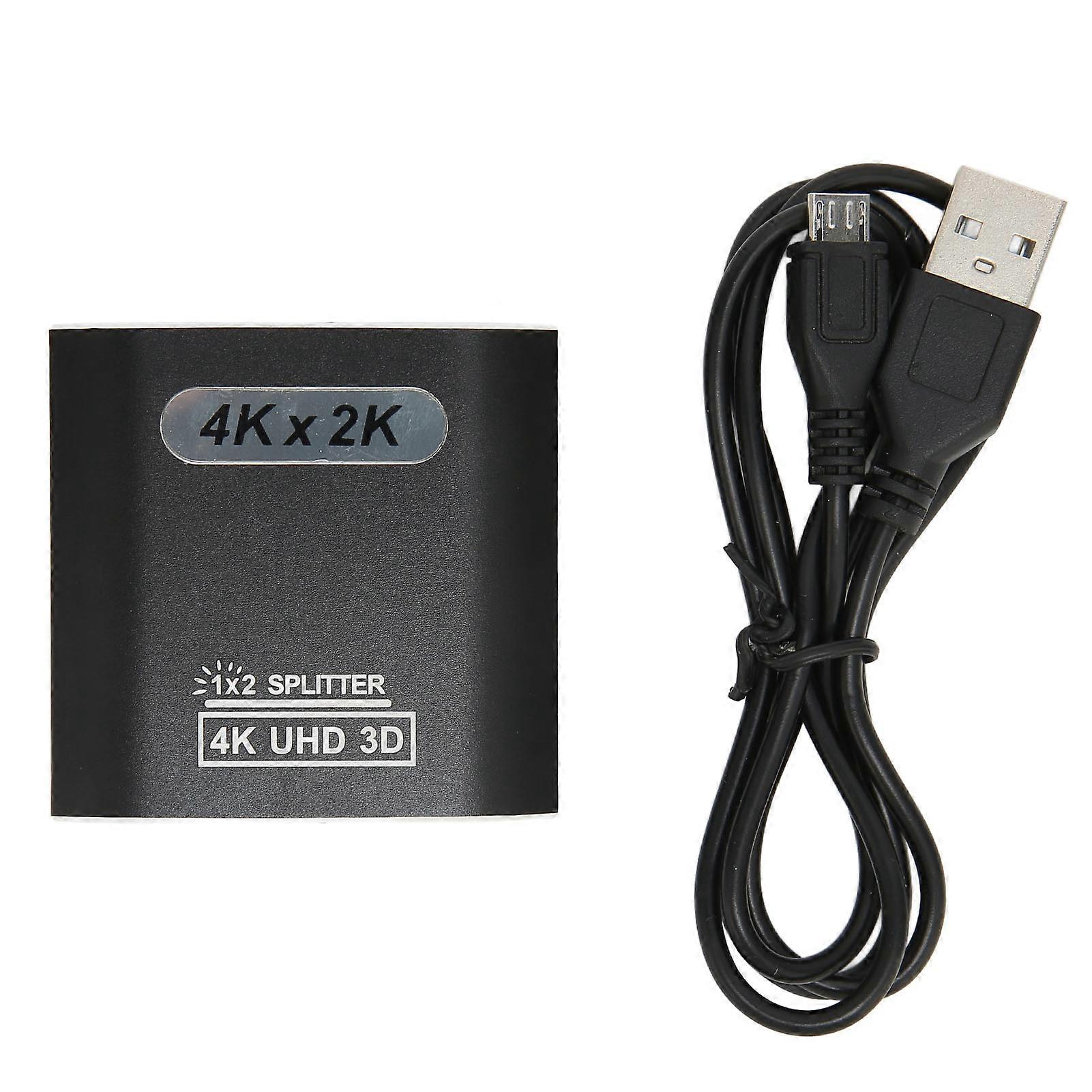 HD Multimedia Interface 1 in 2 Out Splitter 4K X 2K Full HD1080P Splitter for Xbox Computer