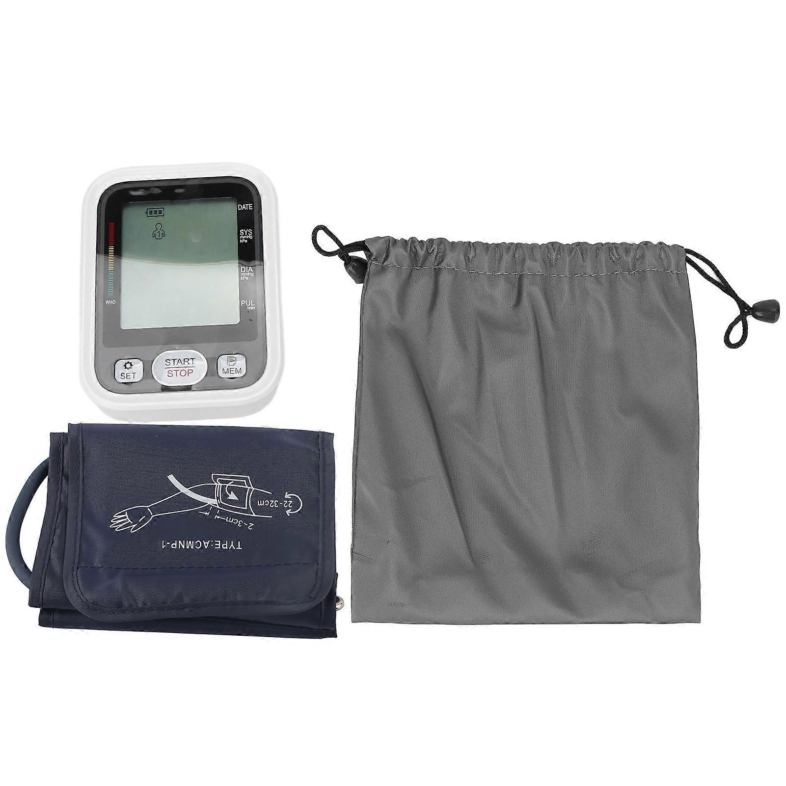 Black HD Large Screen Display Arm Automatic Blood Pressure Measuring Machine with Voice Broadcast