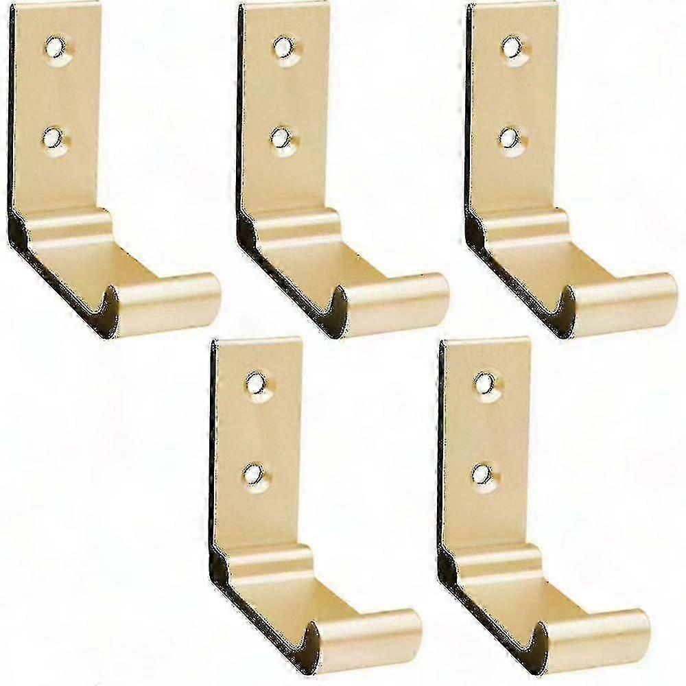 5-Pack Foldable Wall Hooks For Towels & Clothes