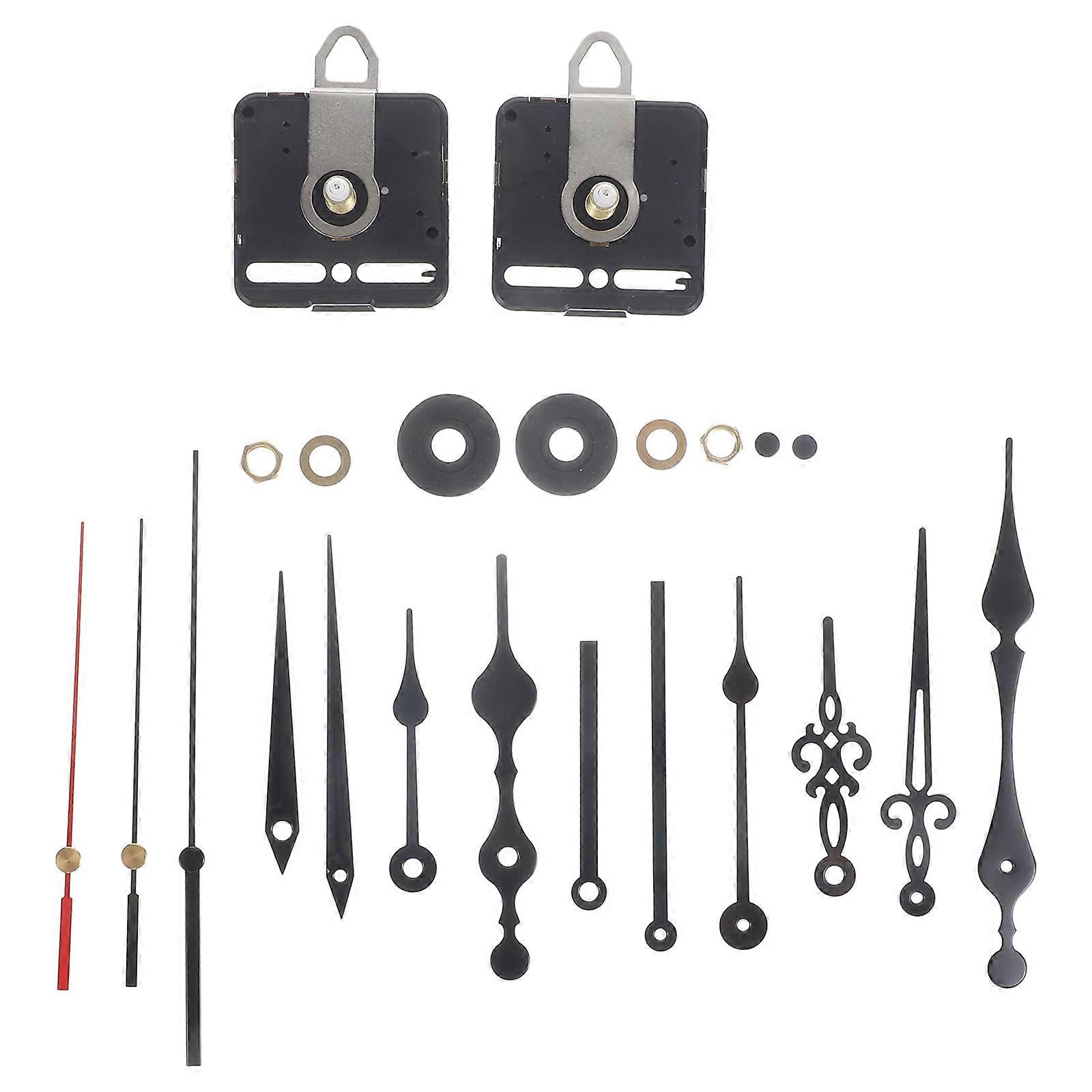Wall Clock Movement Components High Precision Stable Performance Clock Mechanism For Making Custom Clocks 5 5X5 5X4CM 2 Sets