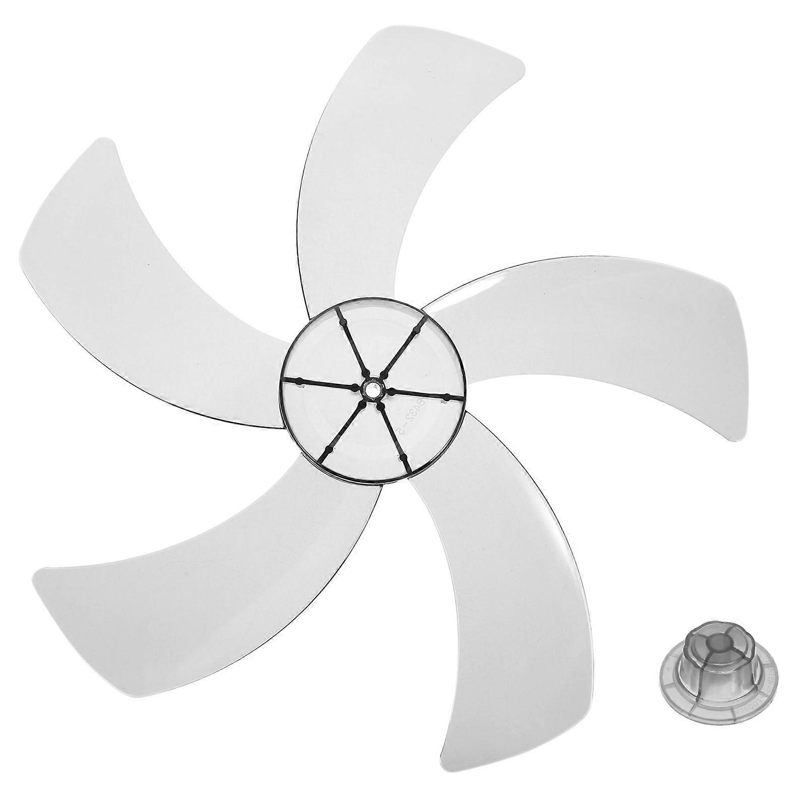Fan Propeller Replacement Part For Standing Fan Indoor Aluminium Alloy Improves Fan Performance 1Set