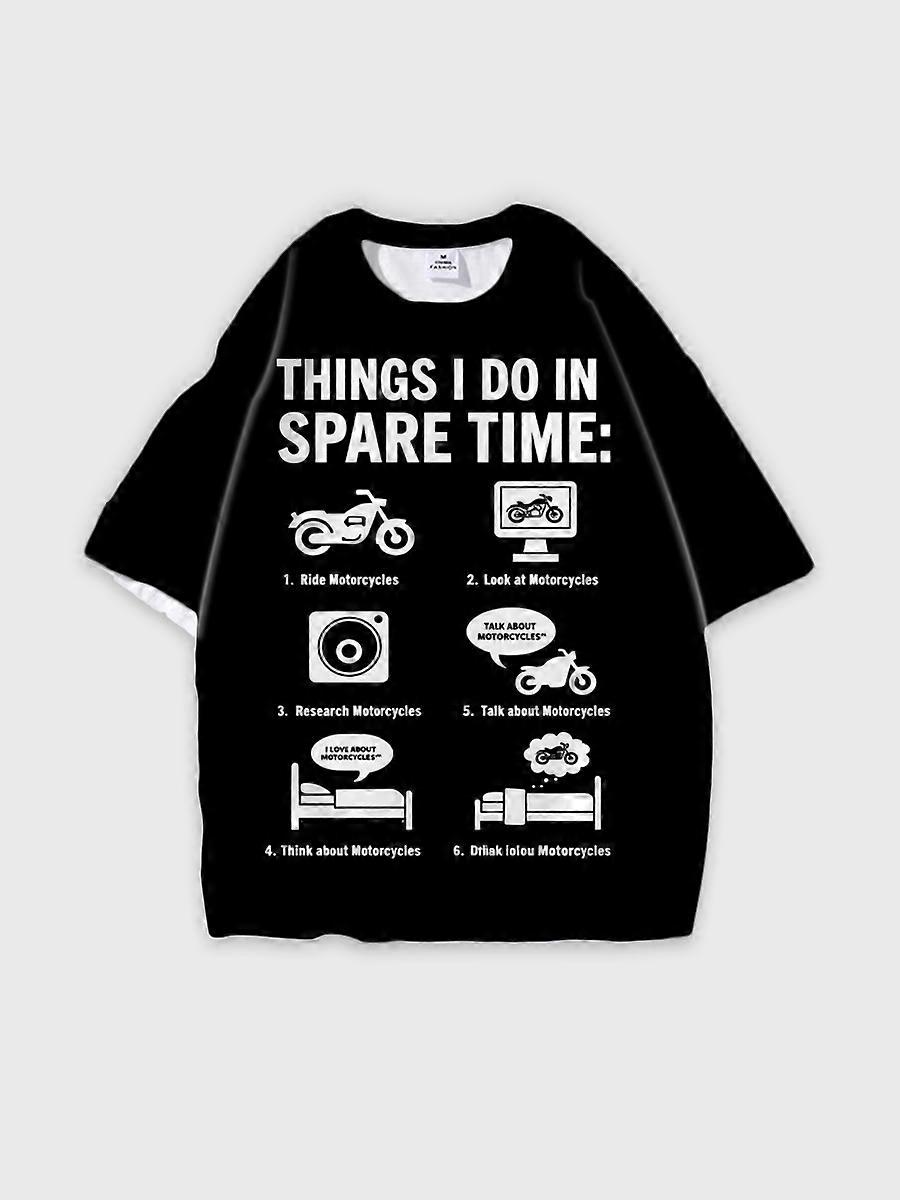 T-shirt round neck Pattern loose short sleeve JW2896