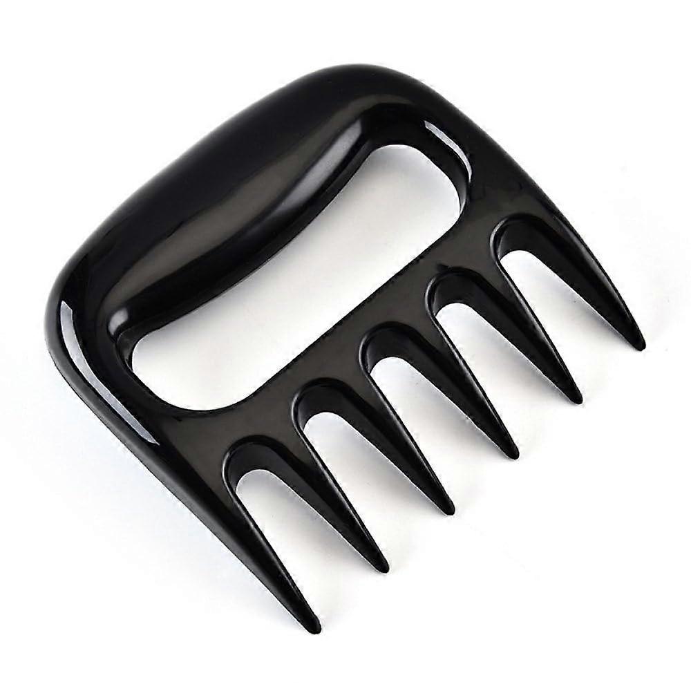 1 Piece Grill Fork Pull Shred Pork Shredder Manual Meat Clamp Frying Fork Kitchen Tool Barbecue Accessories 1 Piece Black Pack of 1 Black