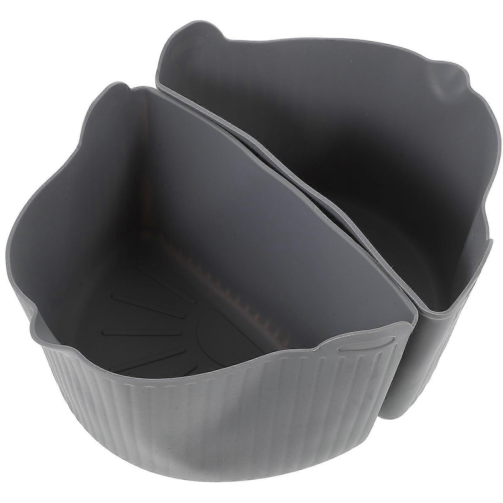 Reusable Silicone Cooker Divider Insert for Slow Cookers – Energy Saving, Dishwasher Safe, Compact Design for Family Meals