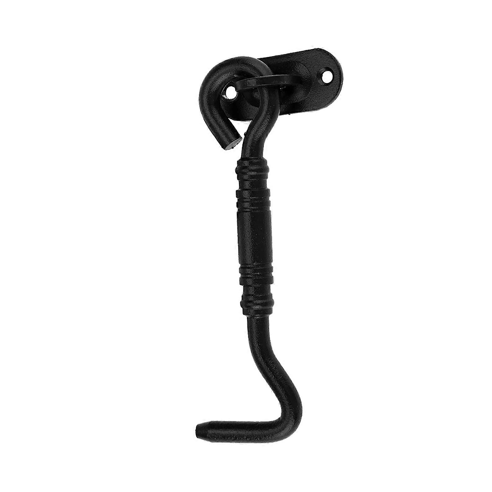 201 Rust-Free Steel Cabin Hook Latch Lock for Shed Gate Door Window Durable Eye Closure with Installation Screws