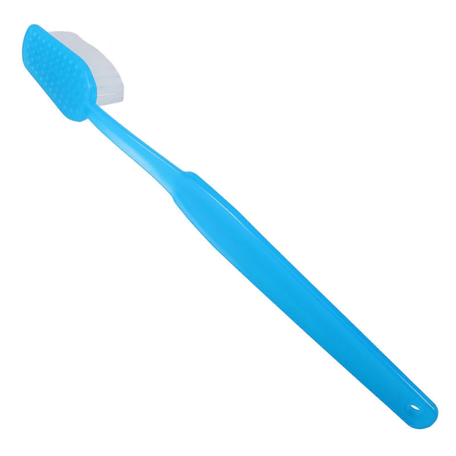 Gaint Prop Toothbrush Large Toothbrush Prop Adorable Style Birthday Party Props ABS Flocking 1Pcs
