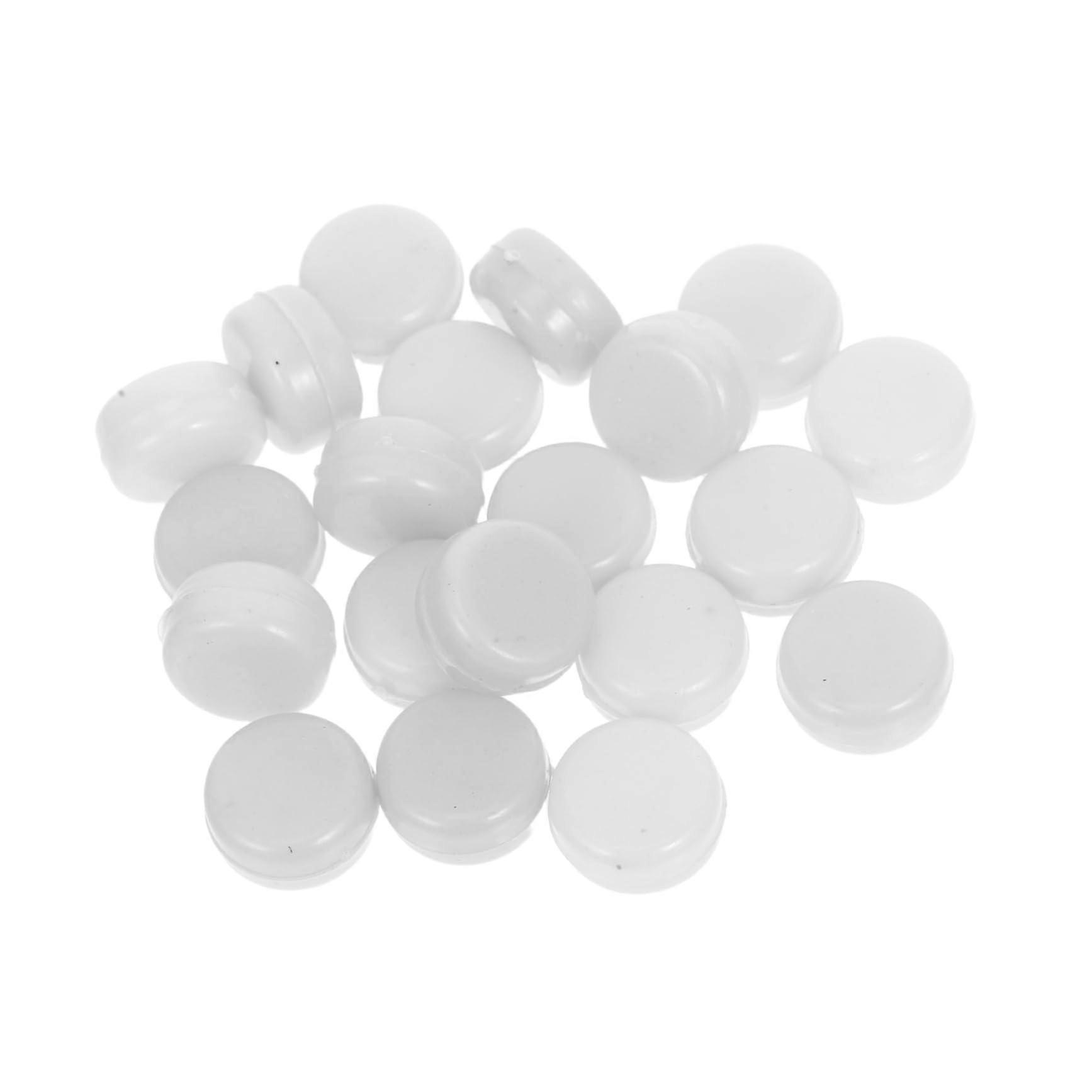 20 Pack Plastic Squeakers for DIY Dolls - Rattle Accessories for Creative Craft Projects, 2.5 cm Size, Non-Toxic Material