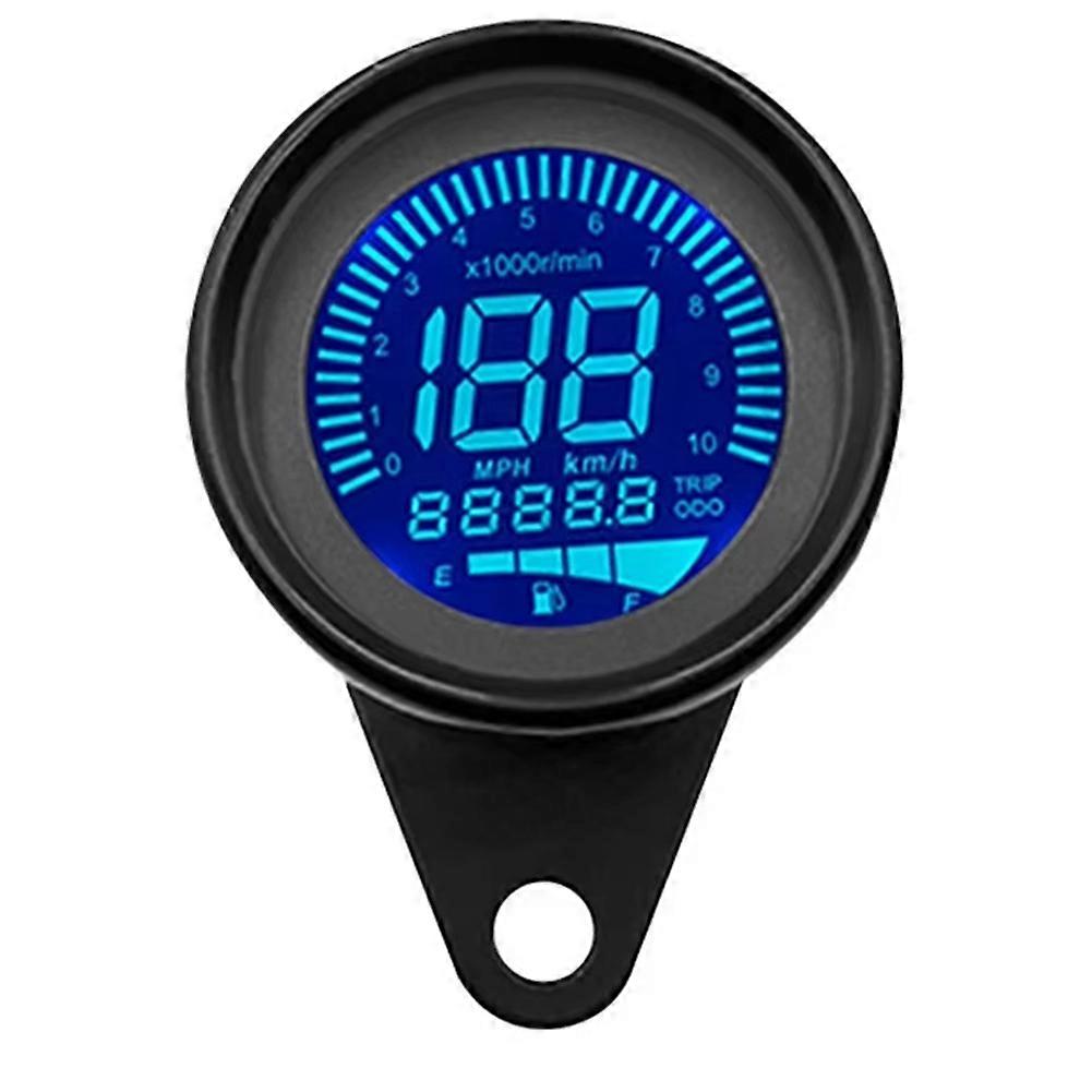 Motorcycle Meter Speedometer Digital Odometer Night Light 12V Digital Speedometer Tachometer Motorcycle Accessories,B