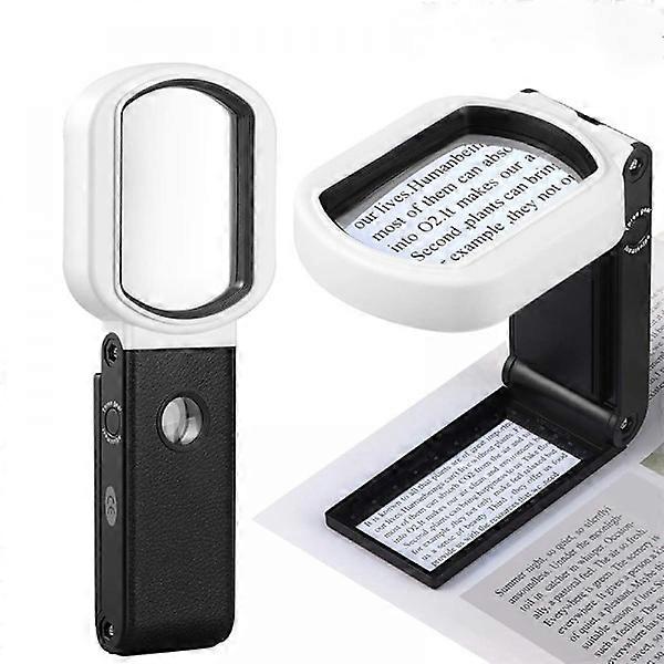 Magnifying Glass with Light, 25X 10X Rechargeable Handheld a
