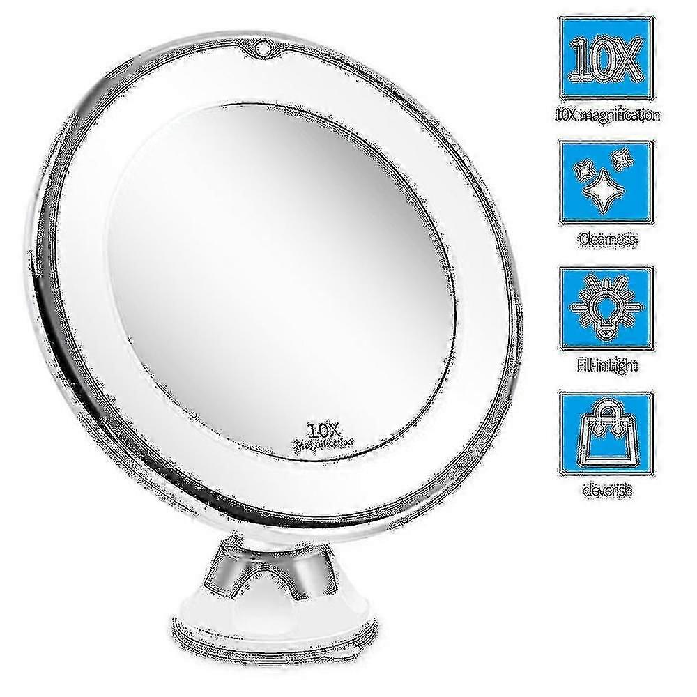 10x Magnifying Makeup Mirror With Lights
