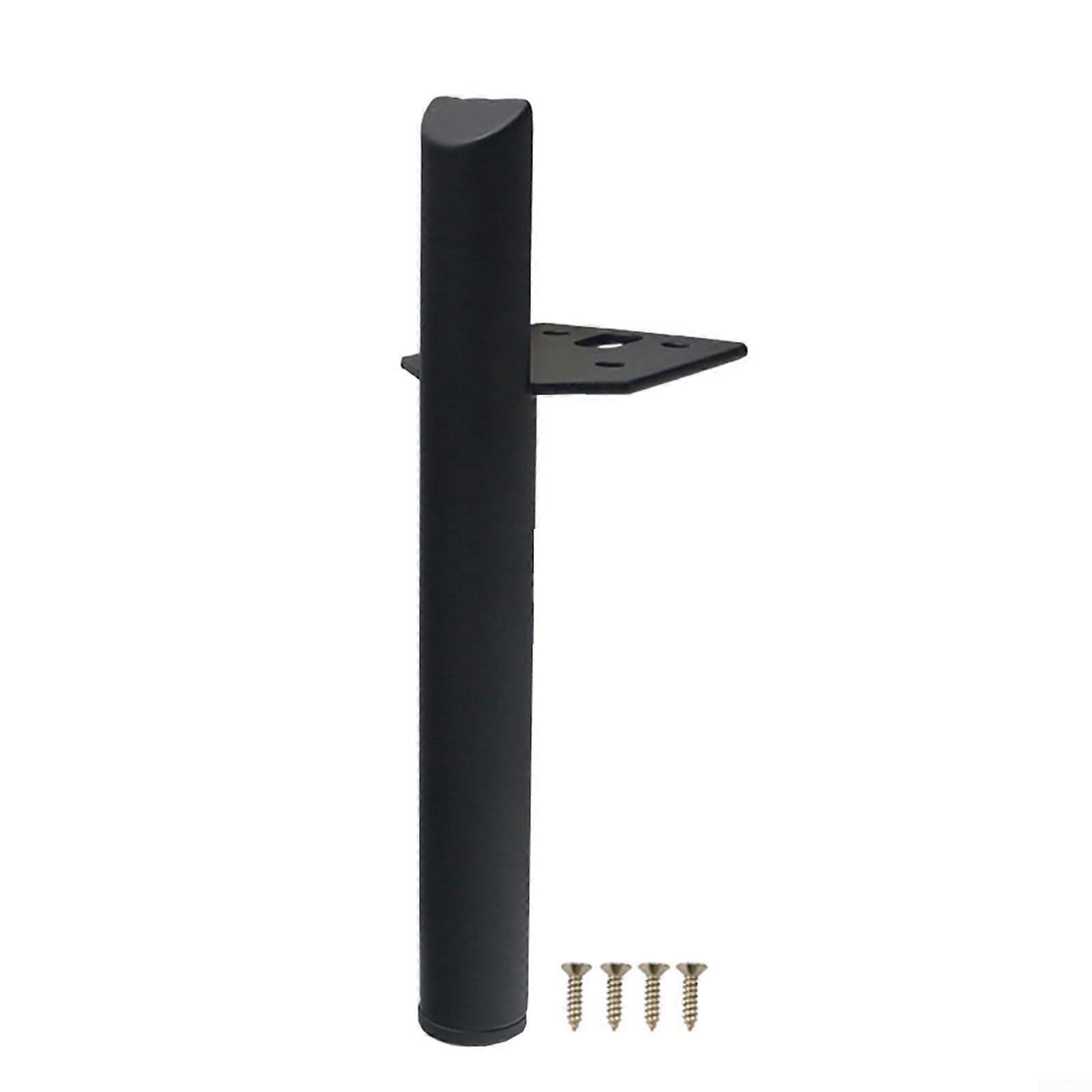 Möbelstützbeine 4 Stück, Metallfüße für Sofas und Schränke mit Silikonpolsterung, Stabile Möbelbeine, 12 cm Höhe