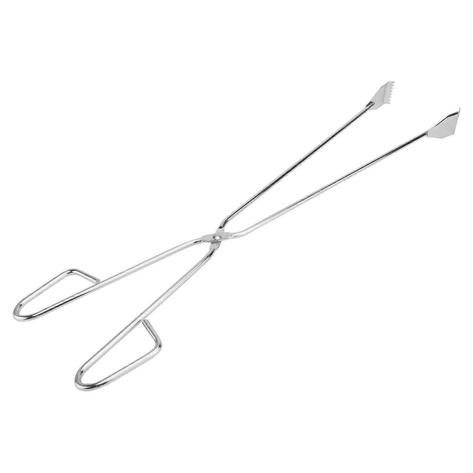 Garbage Tongs Stainless Steel Up Tool for Picking Up Portable Barbecue Accessory