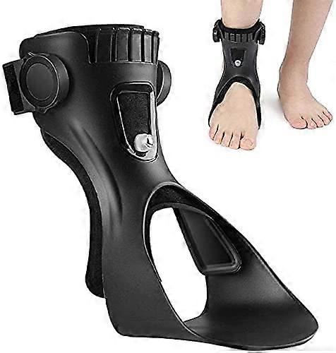 MLSJM Drop Foot Brace Orthosis Adjustable Night Splint for Plantar Fasciitis Hemiplegia Stroke Compatible with Walking Shoes