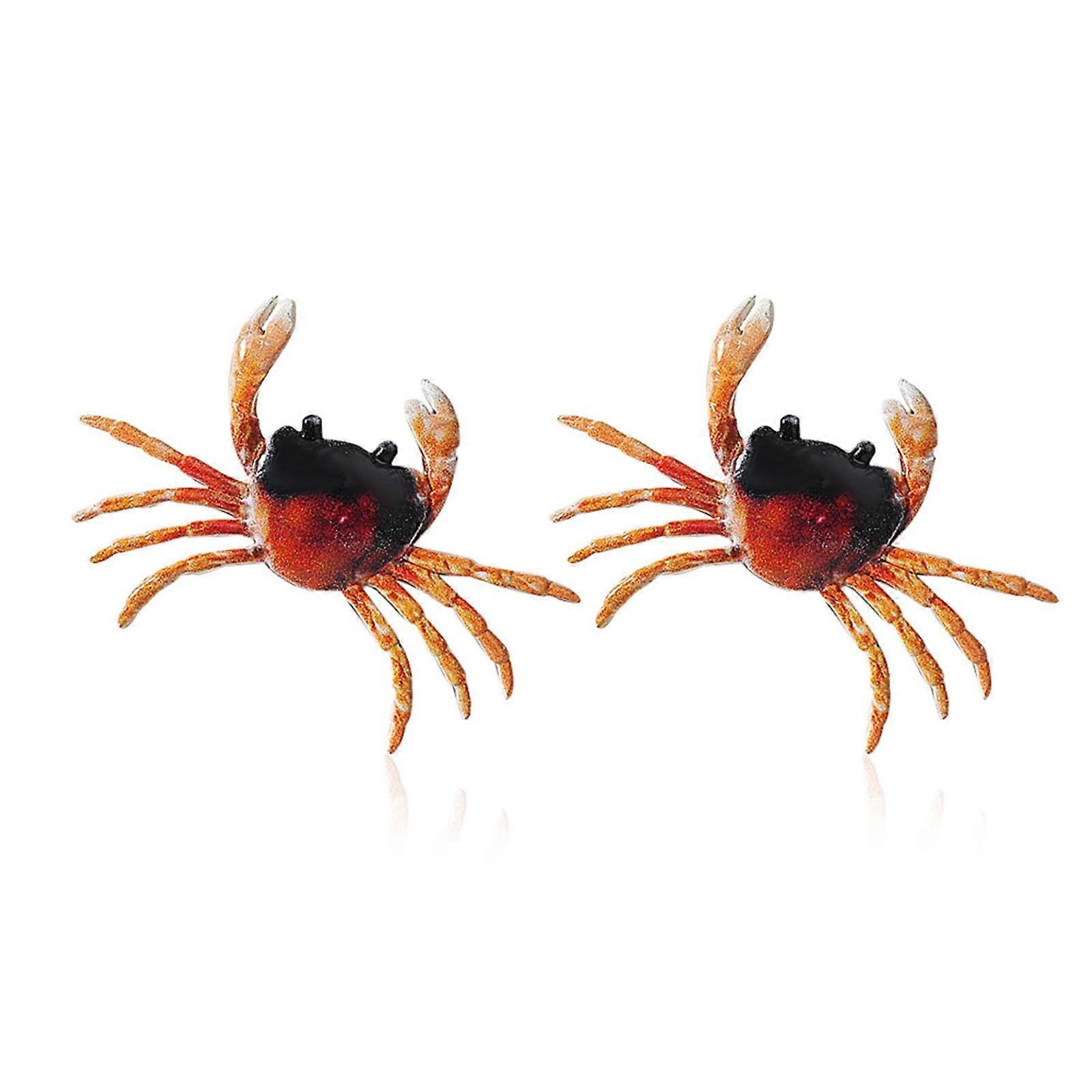 Crab earrings necklace acrylic Nie