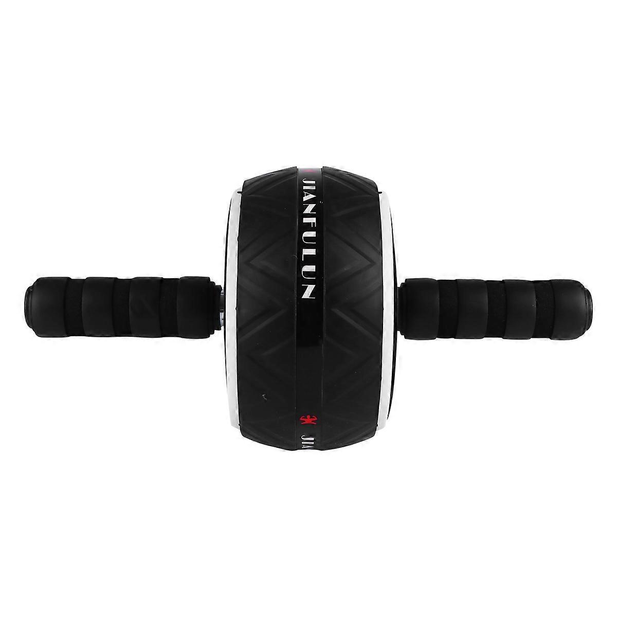 Ab Wheel Roller for Abs and Core Workout with Plastic Pipe Suitable for Fitness Use White