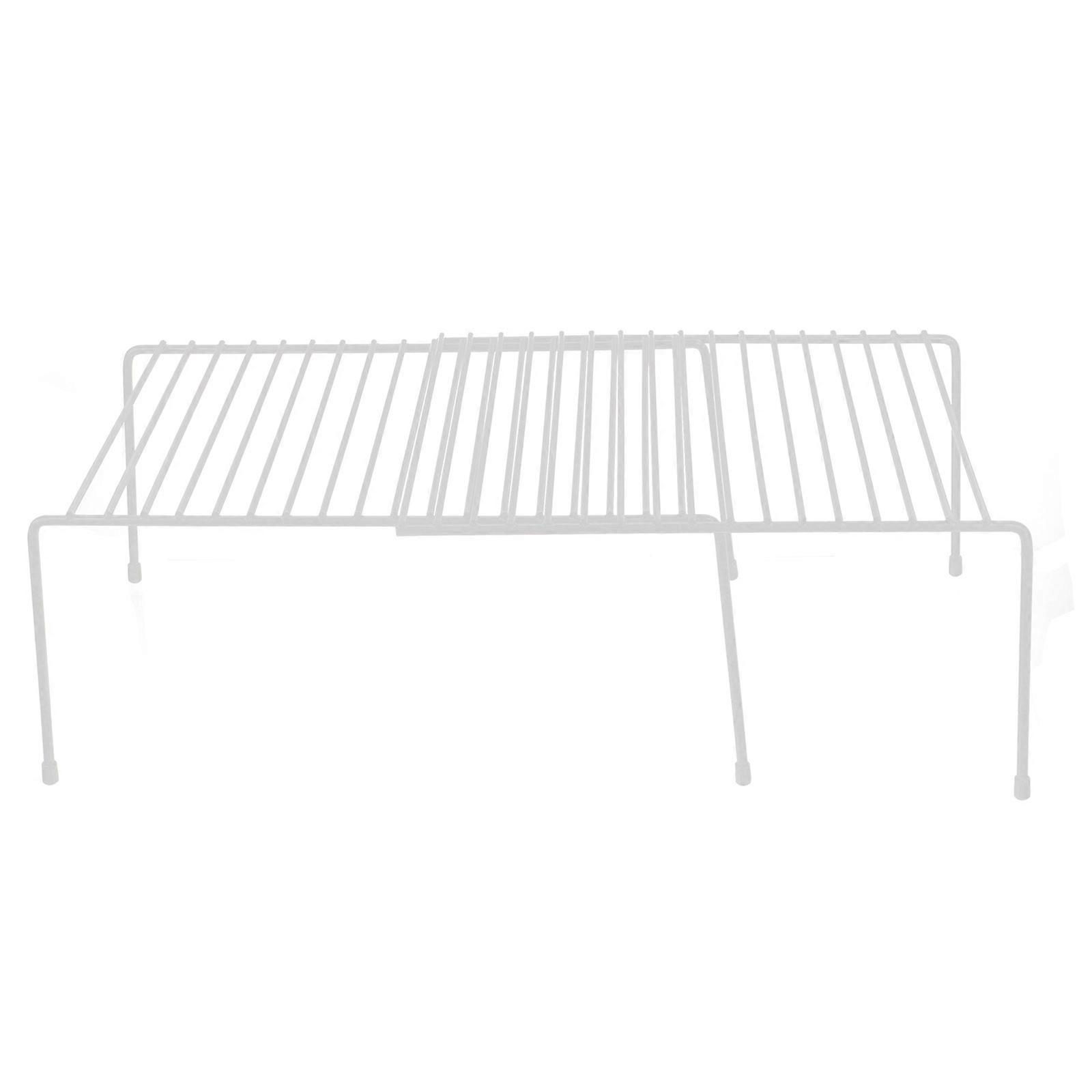 Multi Functional Expandable Stackable 1 Set Kitchen Cabinet Counter Shelf Organizer