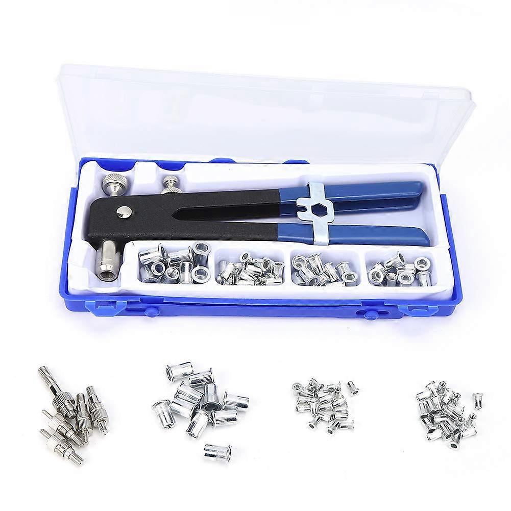 Rivet Nut Thread Insert and Rivet Gun Tool M3M8 Rivet Nut Rivet Set 106 Pieces