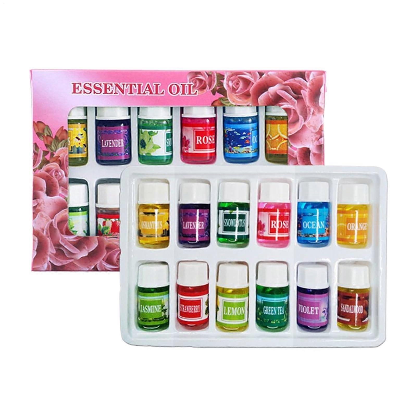 Aromatherapy Oil, 12Pack Essential Diffuser Scents, LongLasting 3ml for Humidifiers