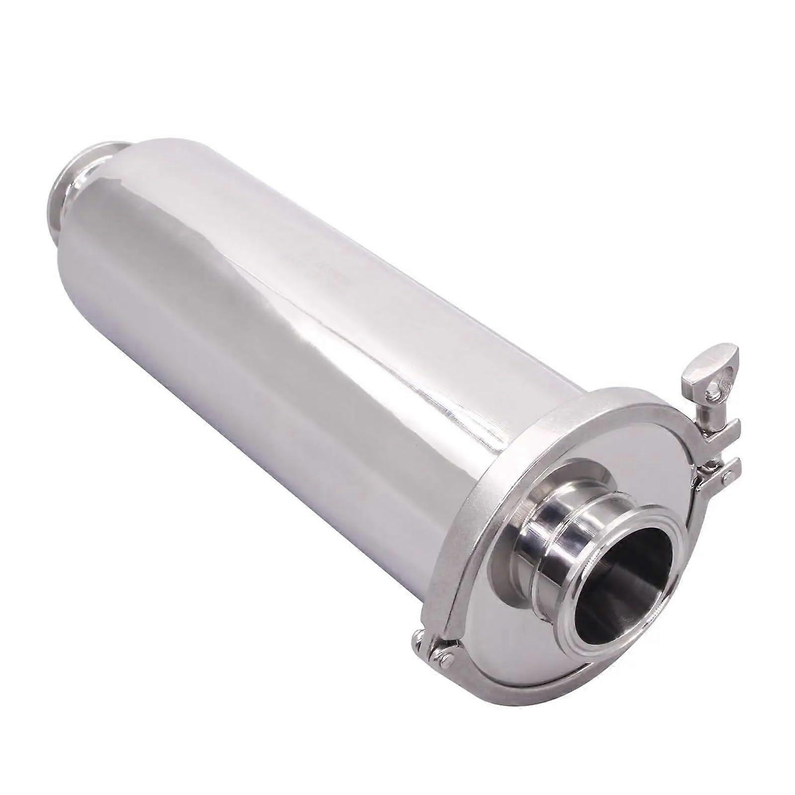 Sanitary Tri Clamp Inline Sieve SS304 Stainless Steel Wine Spice Filter (32 mm x Ferrule 50.5, 100 Mesh) 32mm x Ferrule 50.5 100 Mesh.