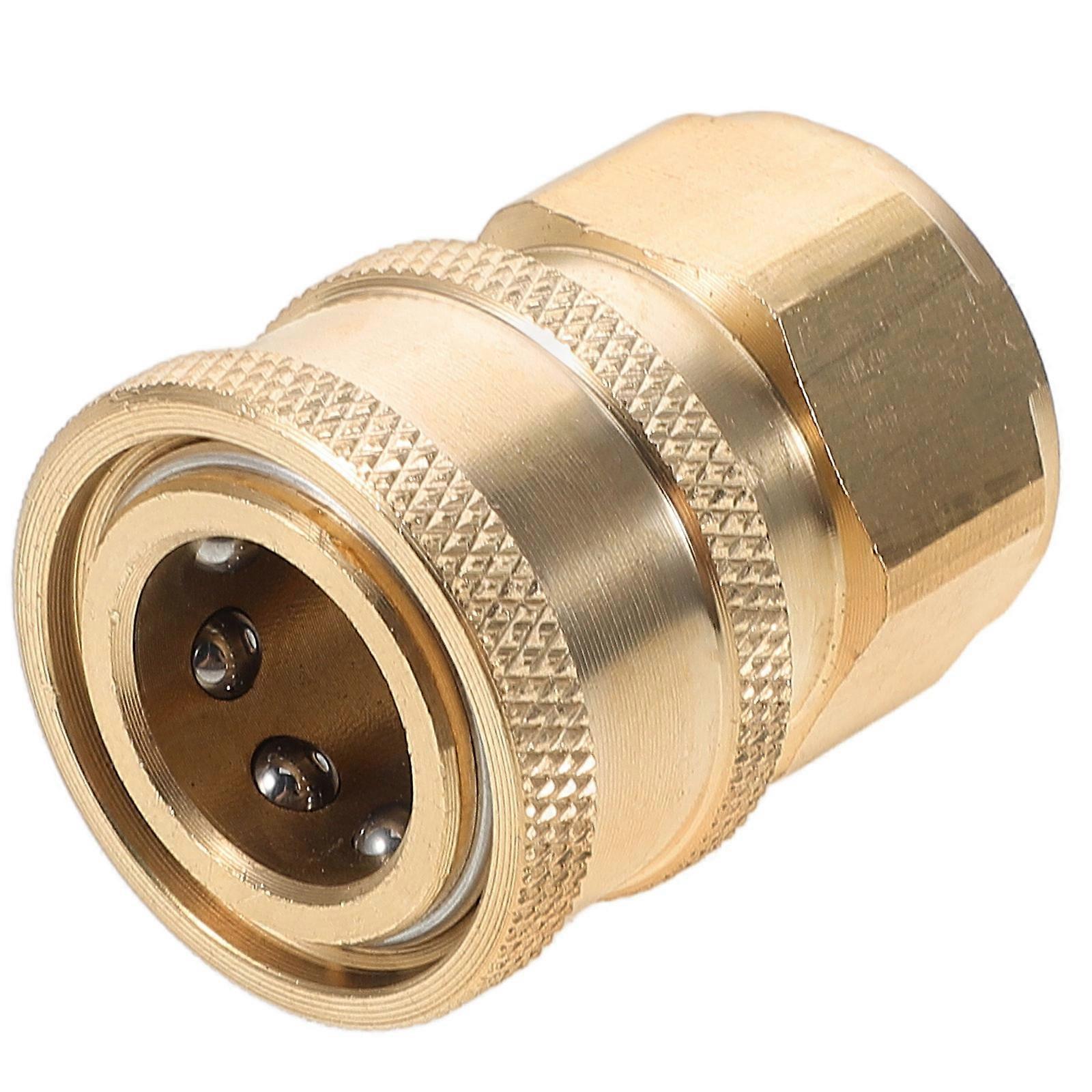 Hose To Power Washer Adapter Pressure Washer Quick Connect Part Rust Resistance For Cleaning Tools 1Set
