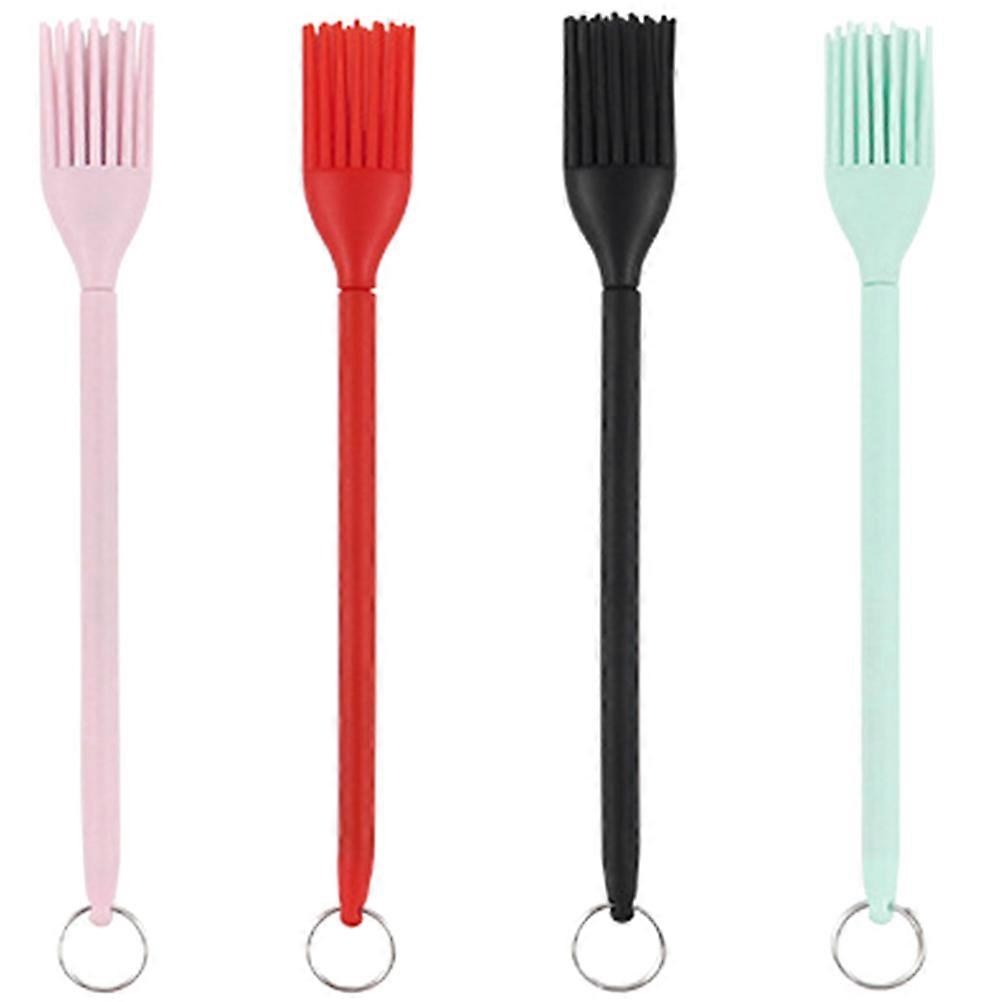 Pastry Brushes Retractable Baking Brush For Grilling Cooking Small Size Light Weight 4Pcs