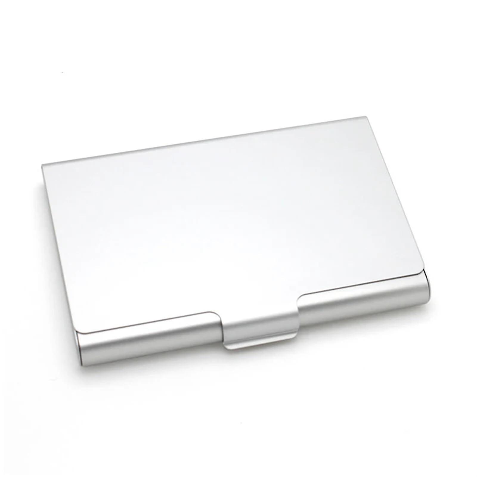 Stainless steel card case, name card holder, slim pocket clasp (14)