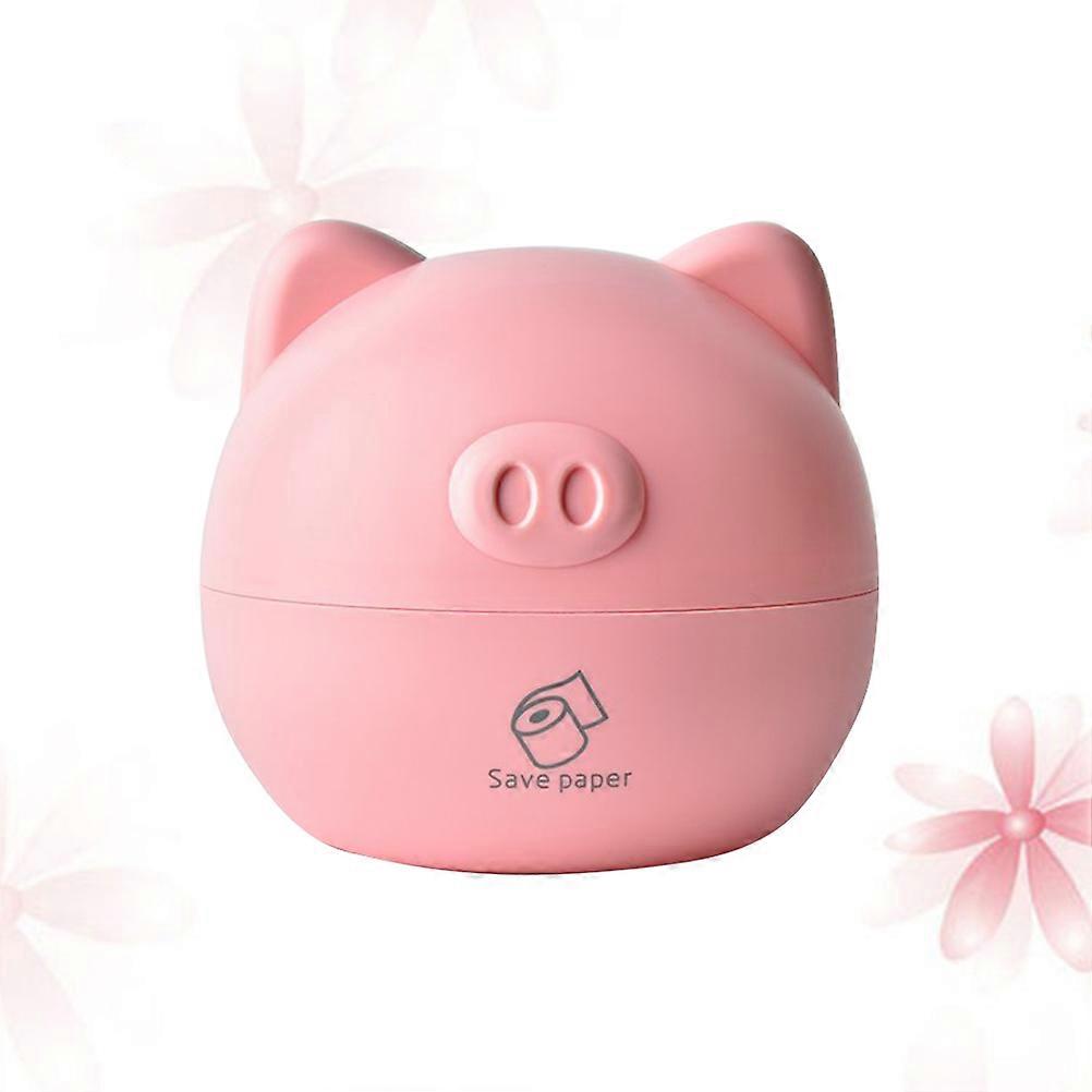 Creative Pink Pig Tissue Holder for Home Hotel Restaurant Use Made of PP Material Small Size
