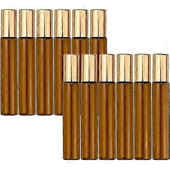 New,suitable 12 pieces  10  ml bottles empty rolls & agrave; roll on bottles