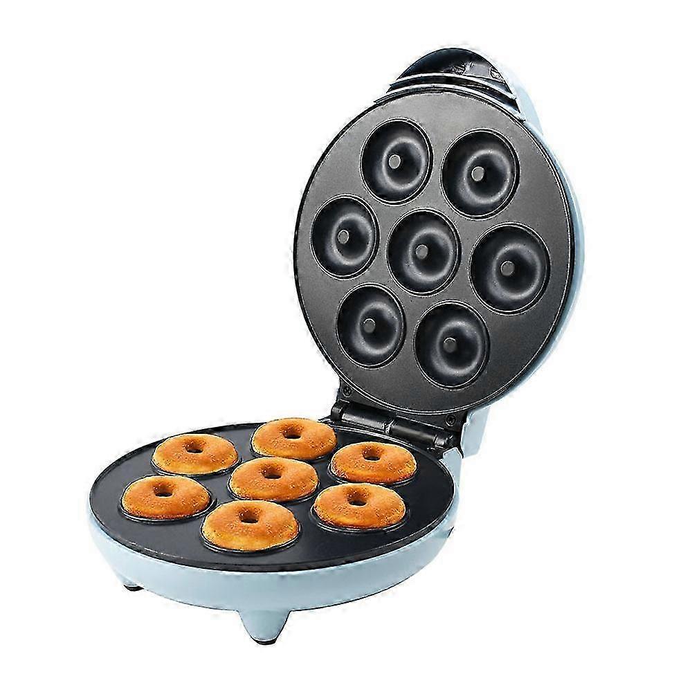 2025 Mini Donut Maker, 7 Holes Mini Donut Machine, Non-Stick & Double-sided Heating Mini Donut Maker Machine for Kid-Friendly Breakfast Desserts