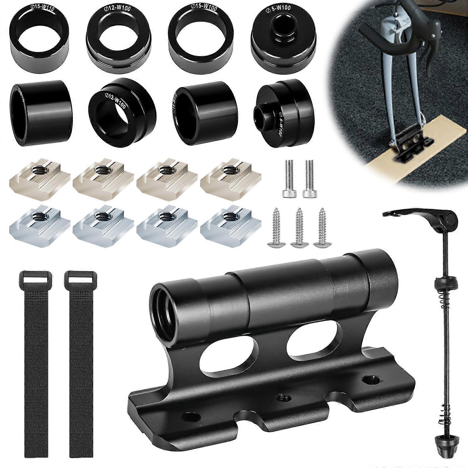 Bicycle Fork Mount Pack Of 2, Aluminium Alloy Quick Release Front Fork Mount For Trucks, SUVs, Carriers, Trailers