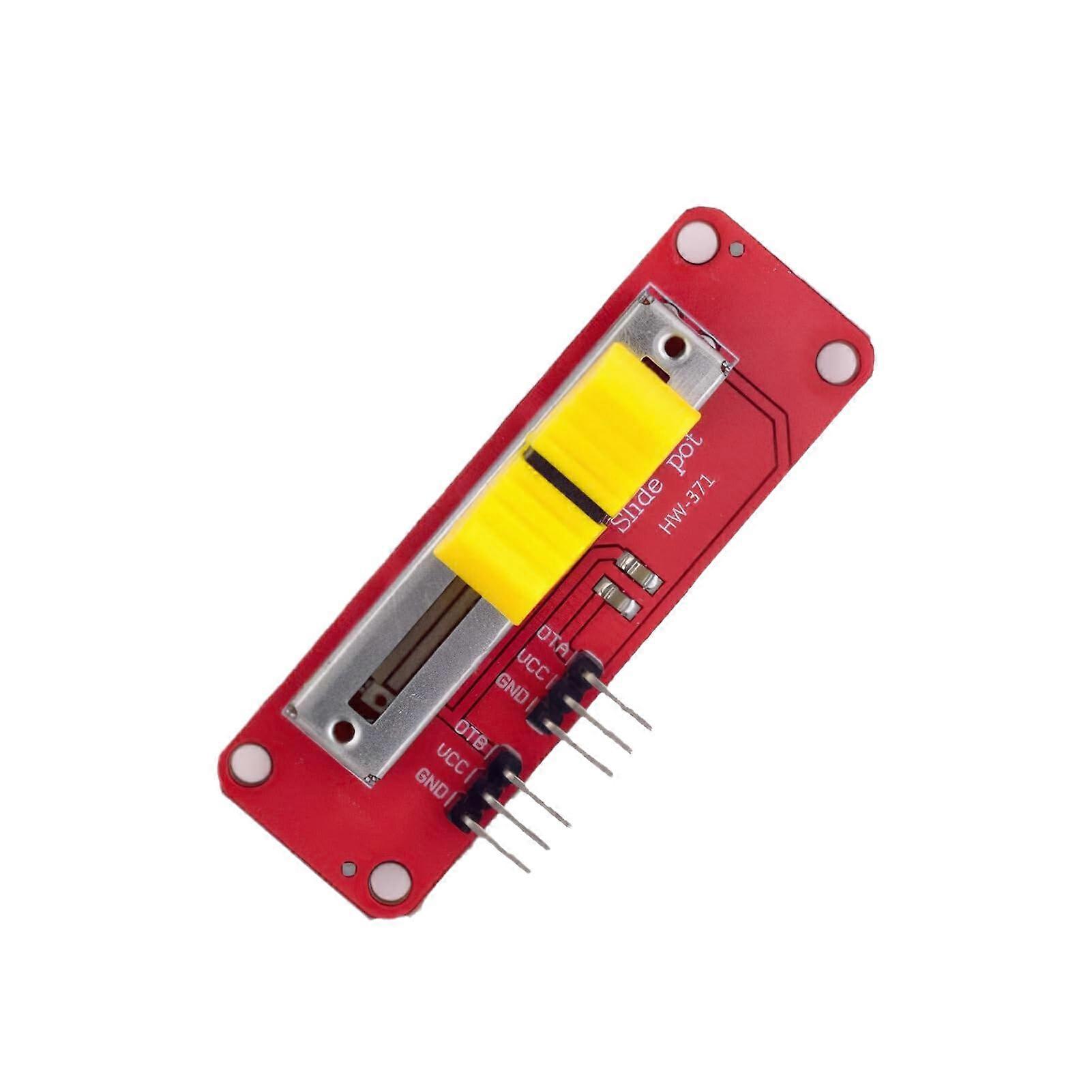 Dual Analog Potentiometer Module with Micro Sliding Resistance for Variable Voltage Input and Output Control