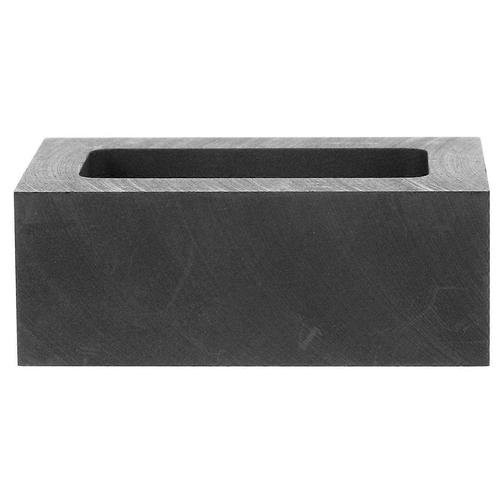 Portable Ingot Mold for Melting Aluminum and Copper Casting Graphite Mold 2pcs