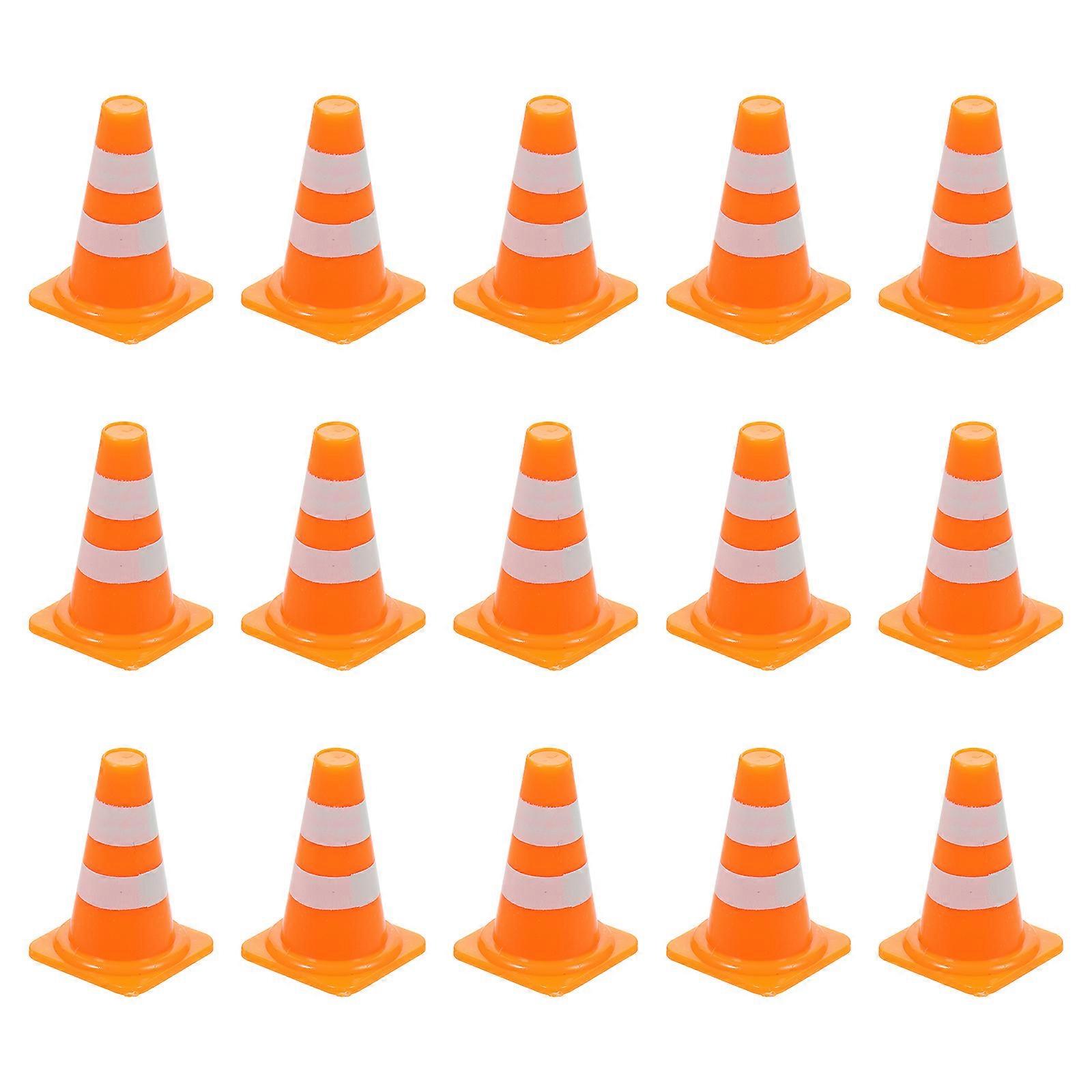 Traffic Cognitive Toys for Kids – Miniature Orange Traffic Cones for Educational Play, Road & Imaginative Role Play Activities